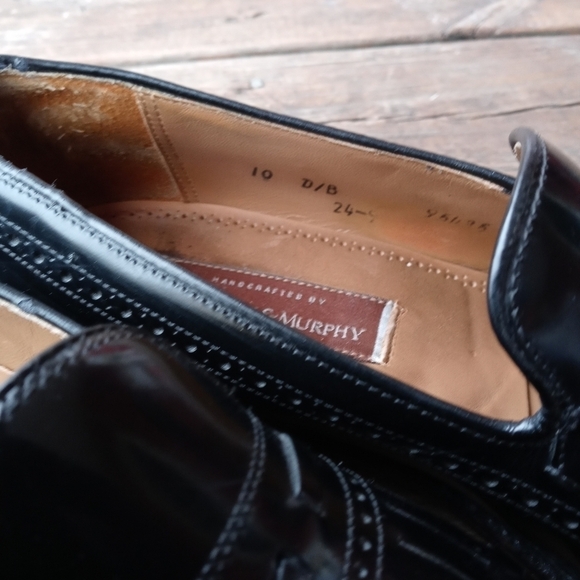 Johnston Murphy Men's 10D/B Back Kiltie Tassel Wingtip Brogue USA  Shoes A7pm - Picture 4 of 8